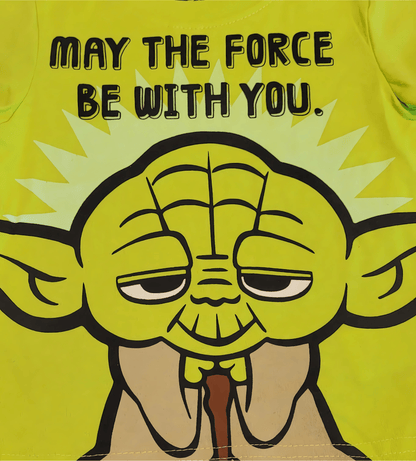 Star Wars "May the Force Be With You" Yoda Toddler Boys Graphic Tee - Little Looms