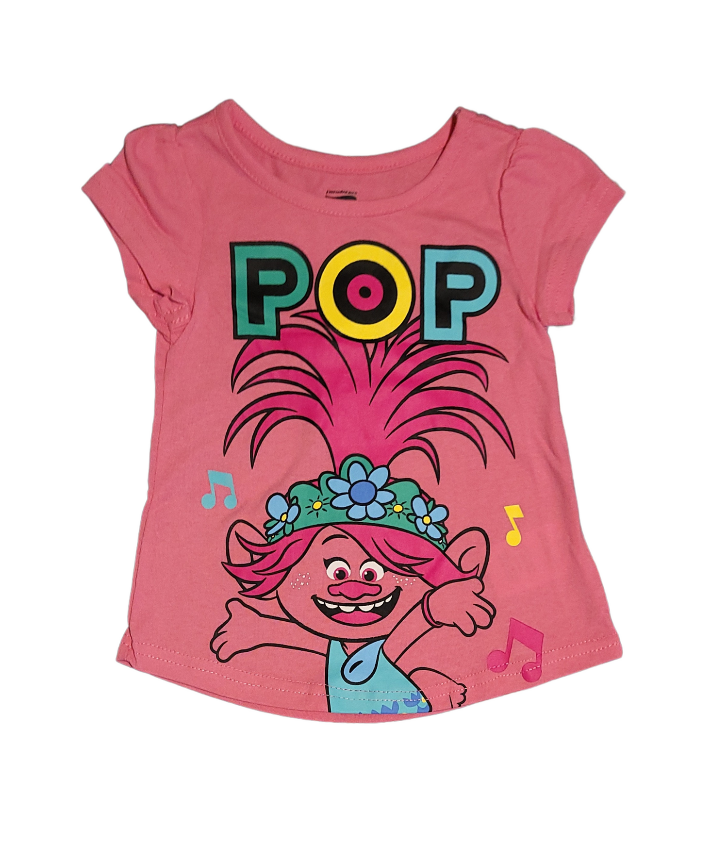 Licensed DreamWorks Trolls Princess Poppy "Pop" Toddler Girl T-Shirt - 2T