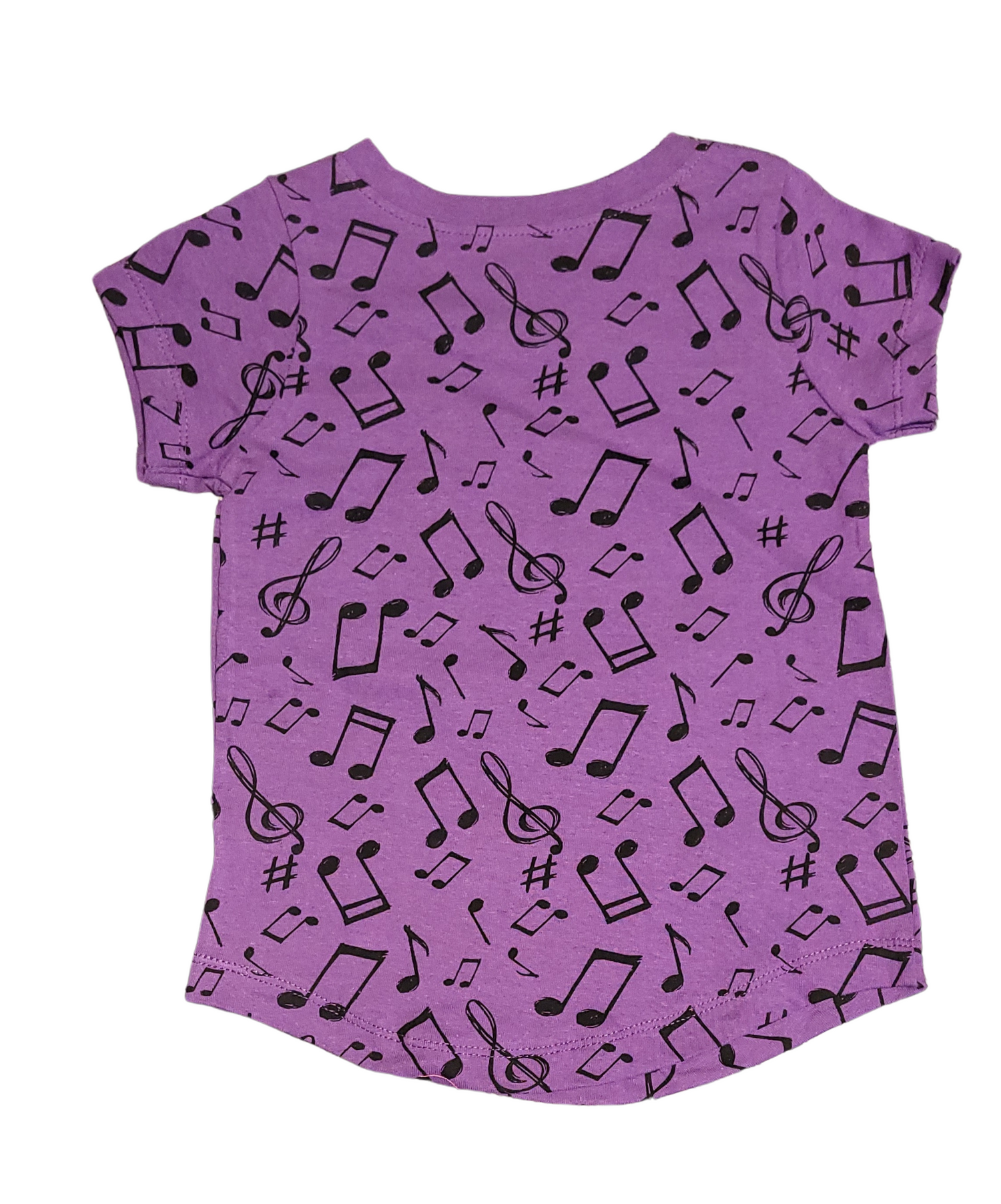 Licensed Do Re & Mi Playful Purple Musical Girl T-shirt - 4T