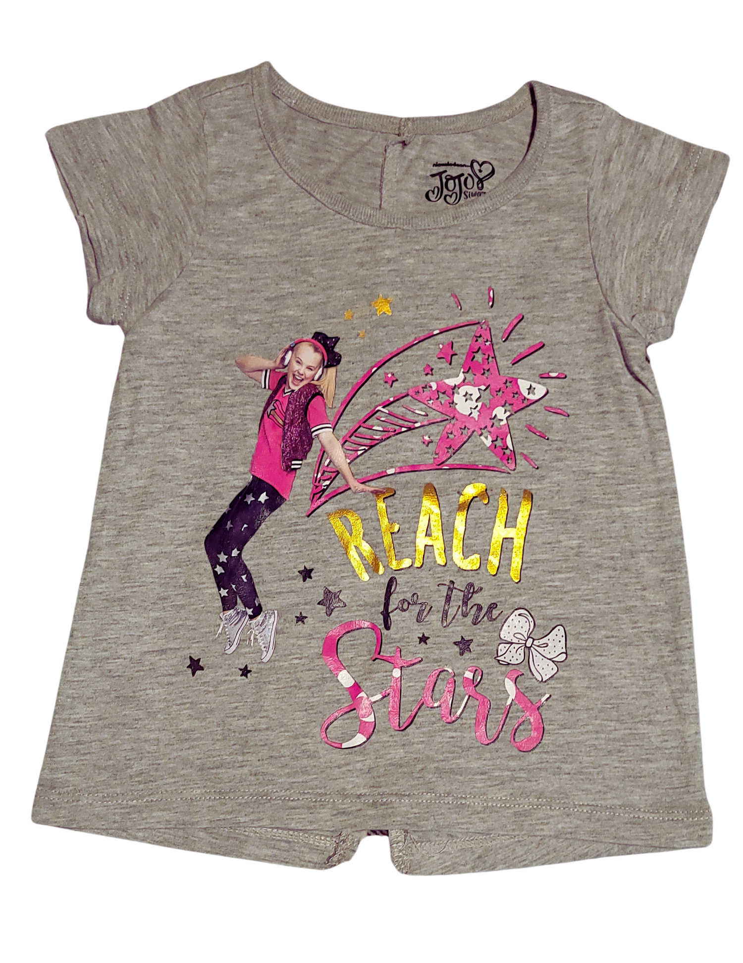 Licensed JoJo Siwa "Reach for the Stars" Toddler T-Shirt - 2T