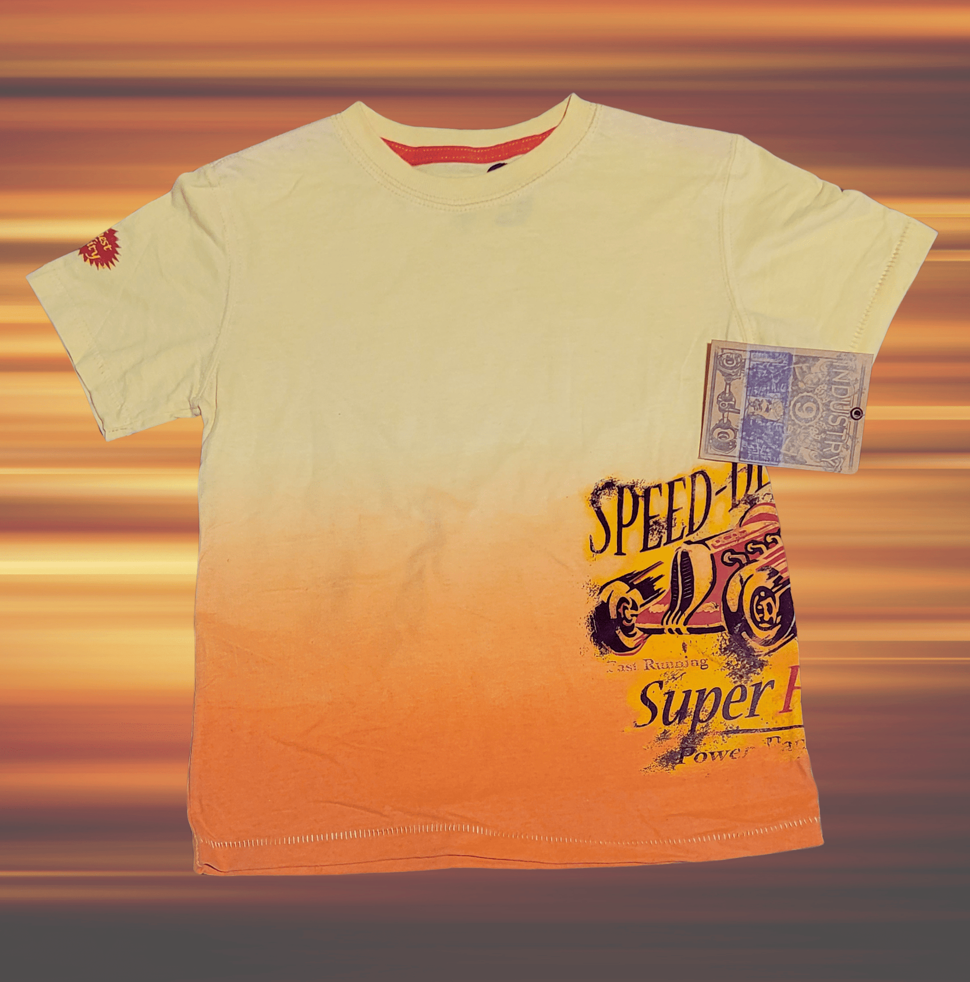 Speed Racer Gradient Boys T-Shirt - Size 6 - Little Looms