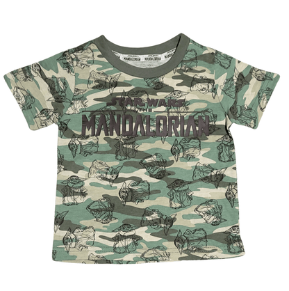 Star Wars The Mandalorian Baby Yoda Camo Toddler T-Shirt - 2T - Little Looms
