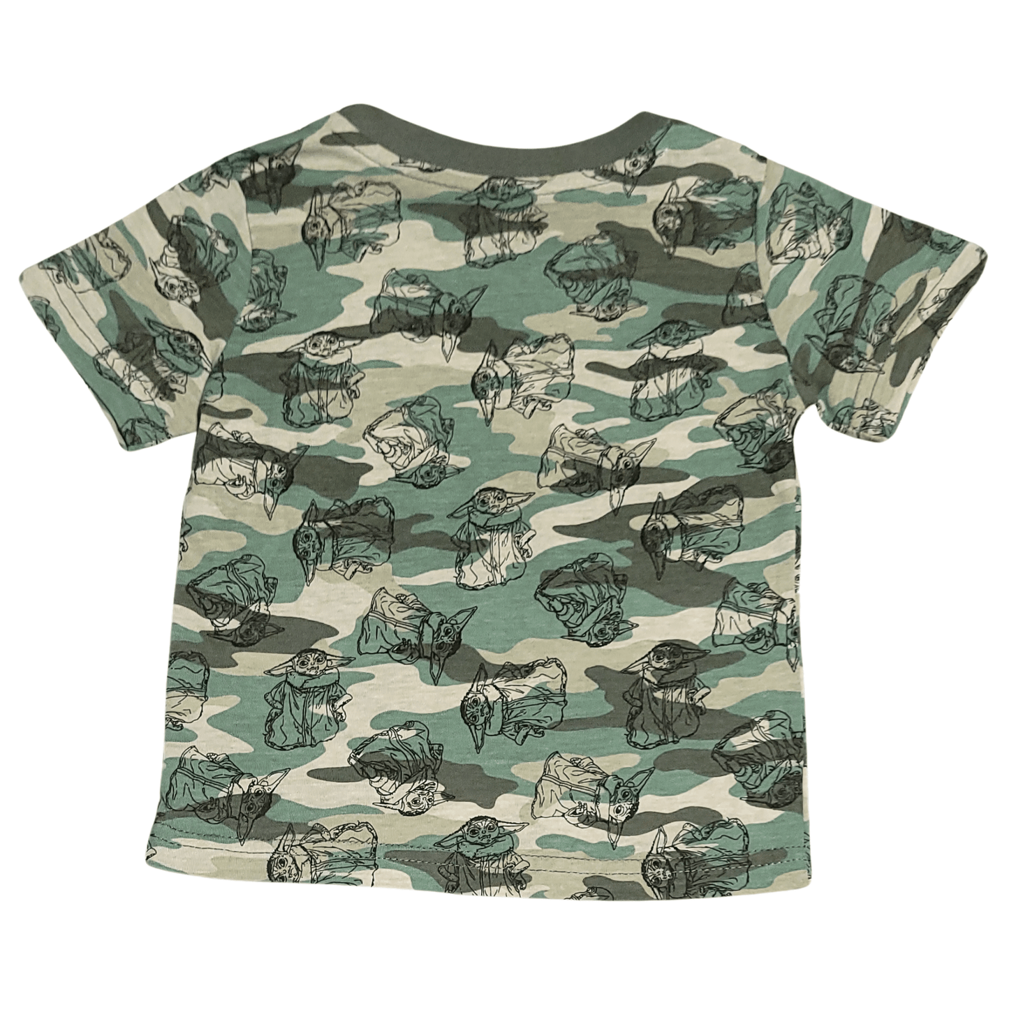 Star Wars The Mandalorian Baby Yoda Camo Toddler T-Shirt - 2T - Little Looms