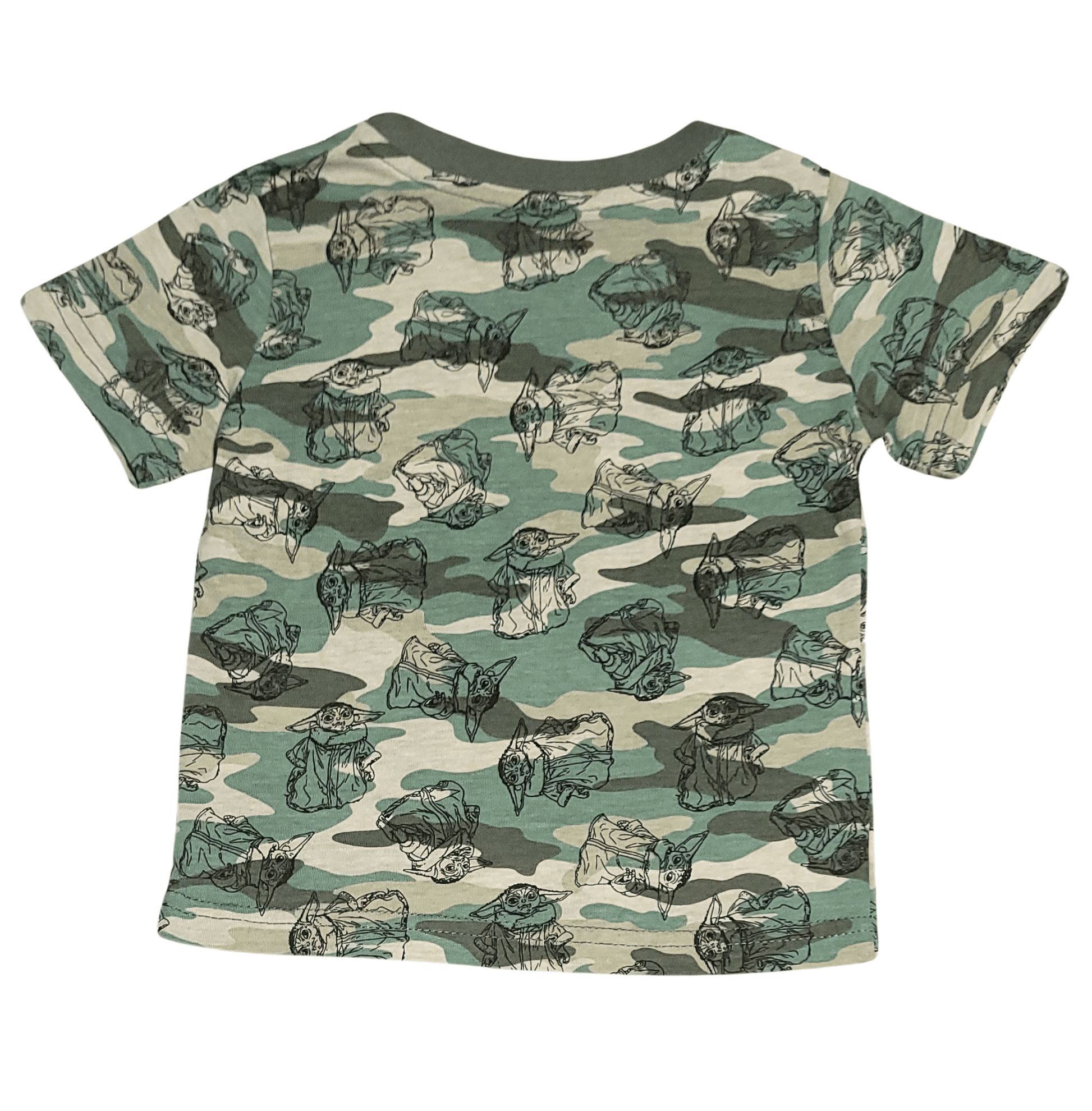 Star Wars The Mandalorian Baby Yoda Camo Toddler T-Shirt - 2T - Little Looms