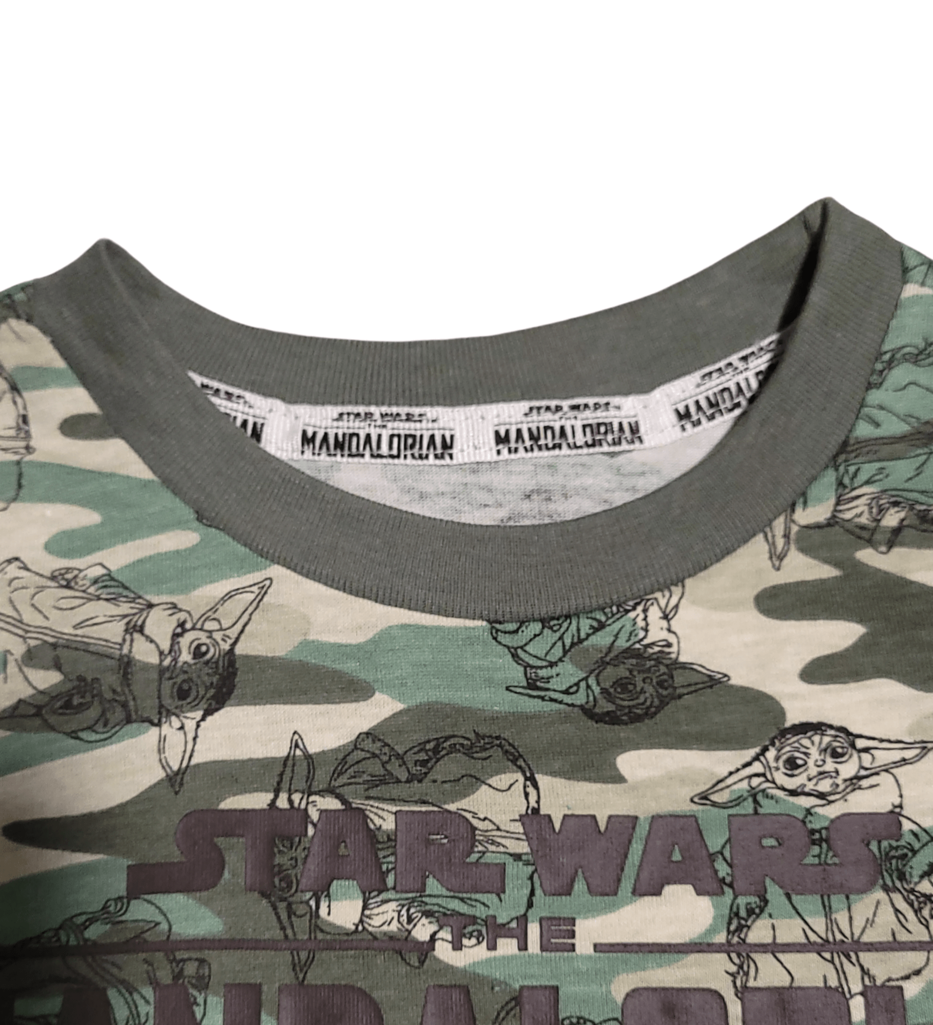 Star Wars The Mandalorian Baby Yoda Camo Toddler T-Shirt - 2T - Little Looms