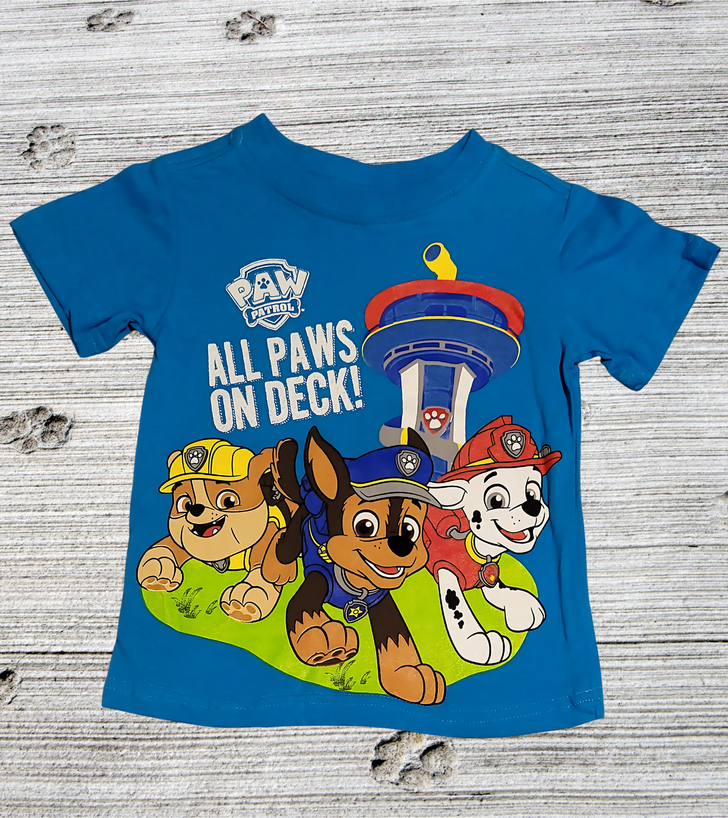 Licensed Paw Patrol "All Paws on Deck" Toddler T-Shirt - 2T