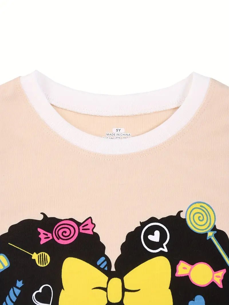 Lollipop Girl 2 - Piece Pajama Set - Little Looms