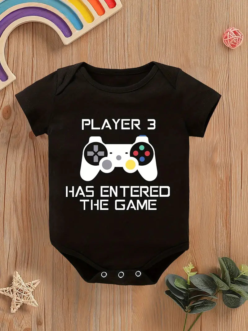 Player Three Has Entered The Game Baby Bodysuit