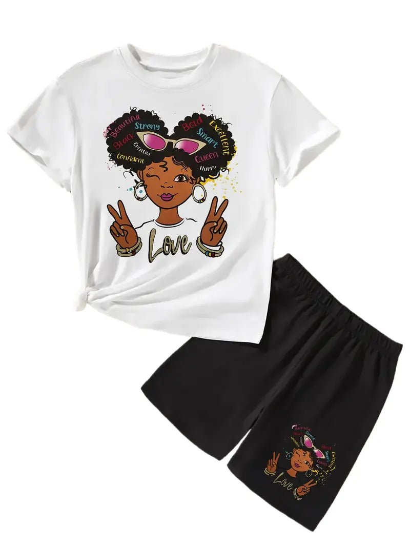 Peace & Love Toddler Outfit Set - Little Looms
