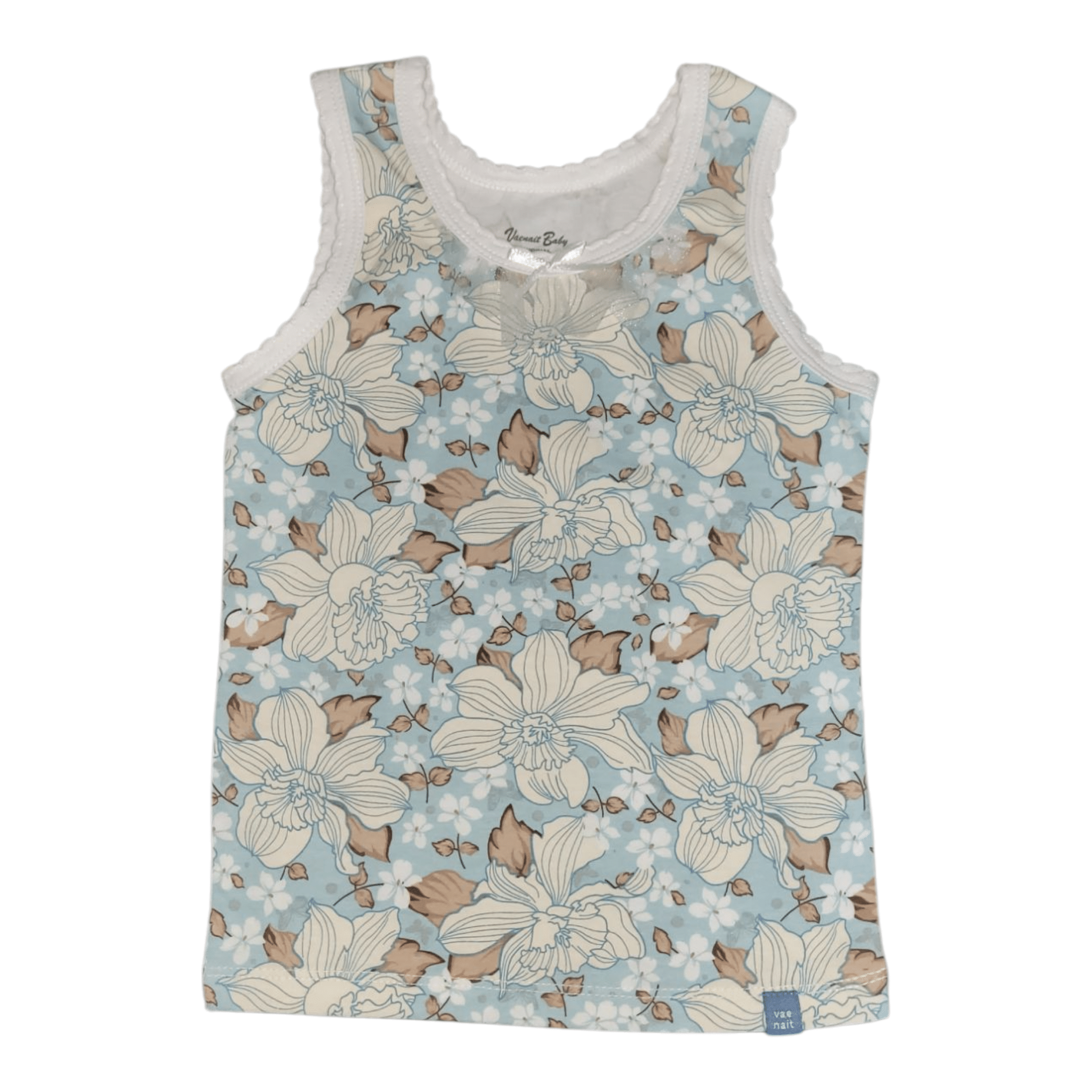 Blossom Mint Girls Tank Top - Little Looms