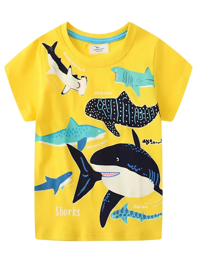 Glow In The Dark Sharks Infant Tee