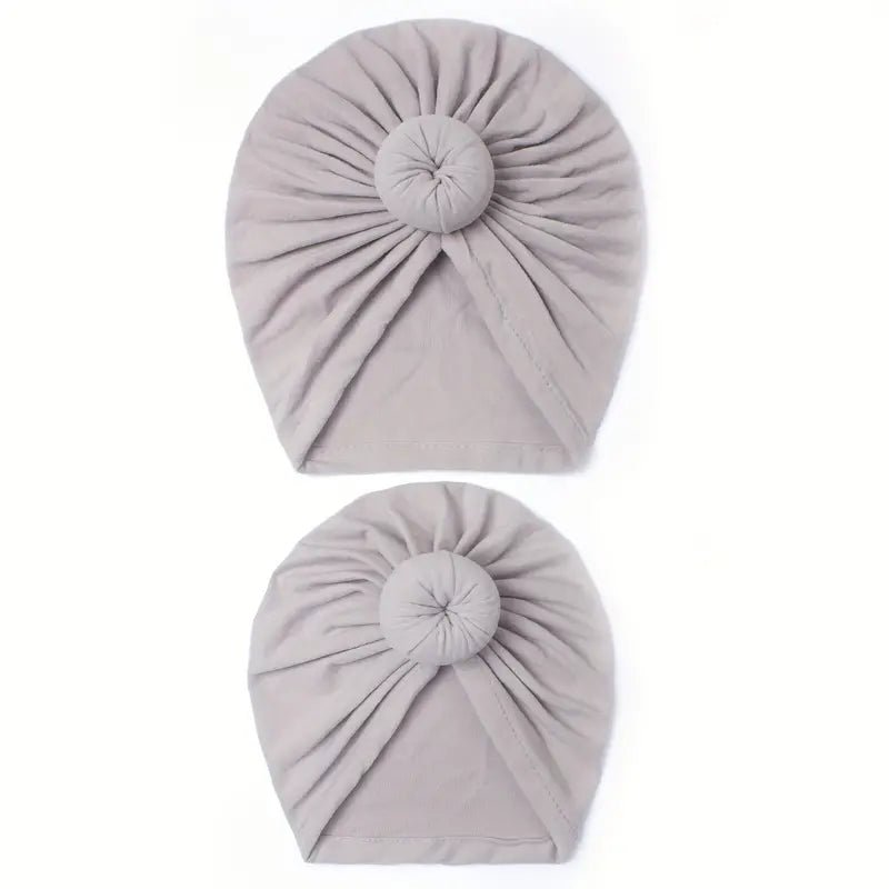 2 - Pack Knotted Head Wrap Set - Adult and Child - Little Looms