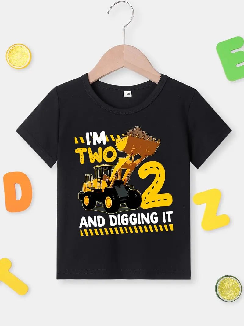 I'm Two And Digging It Toddler Tee - Little Looms