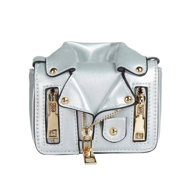 Motorcycle Jacket Mini Purse - Little Looms