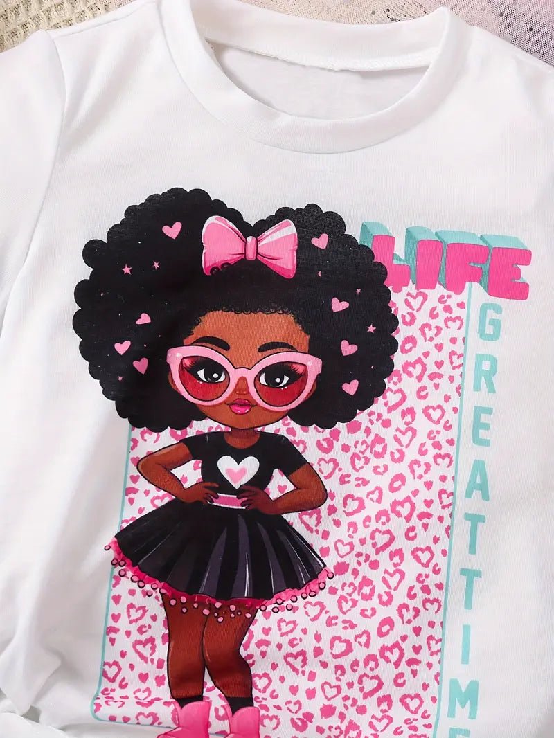 Life's Great Girl Tee - Little Looms