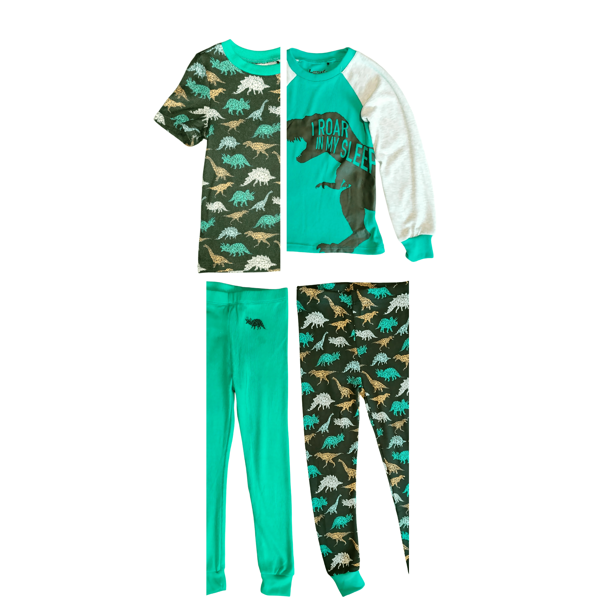 Little Rebels Boys 4 - Piece Dinosaur Pajama Set - Little Looms