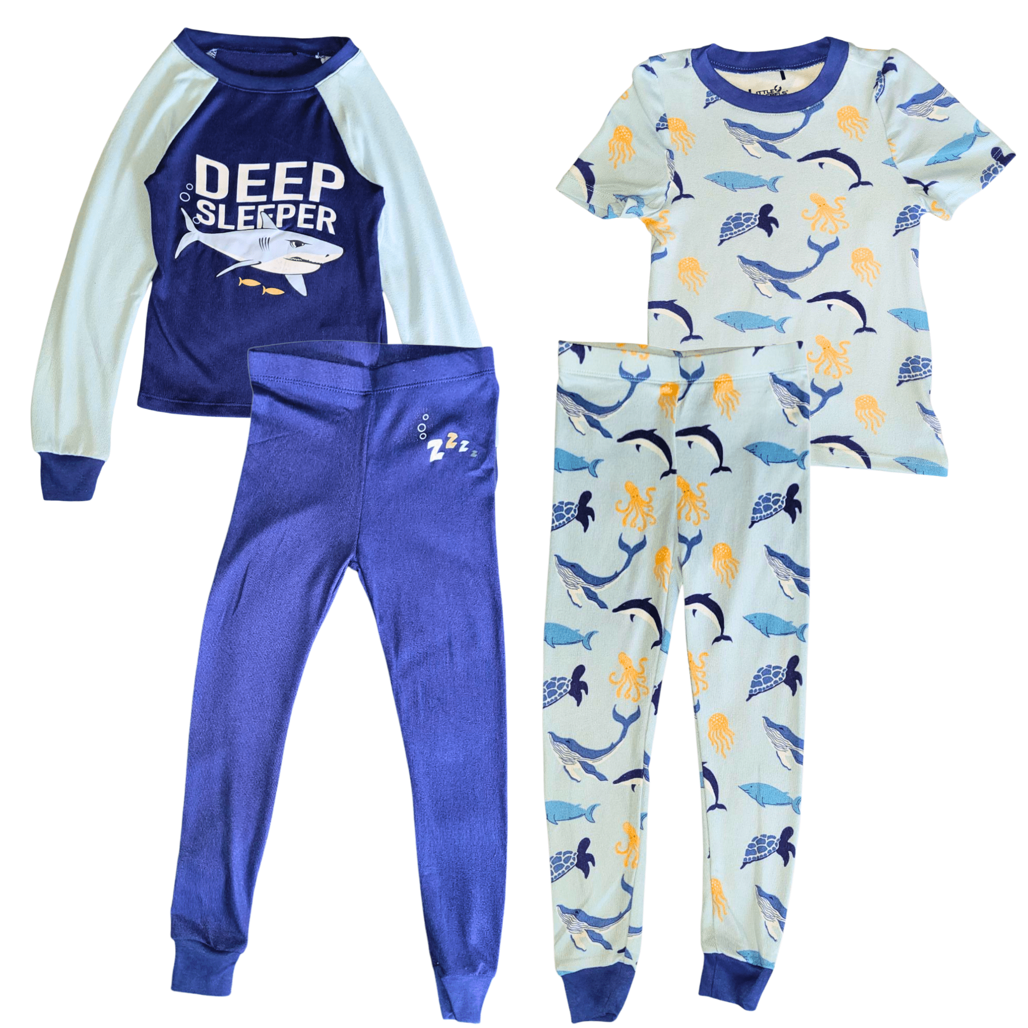 Little Rebels Boys 4 - Piece Ocean Adventure Pajama Set - Little Looms