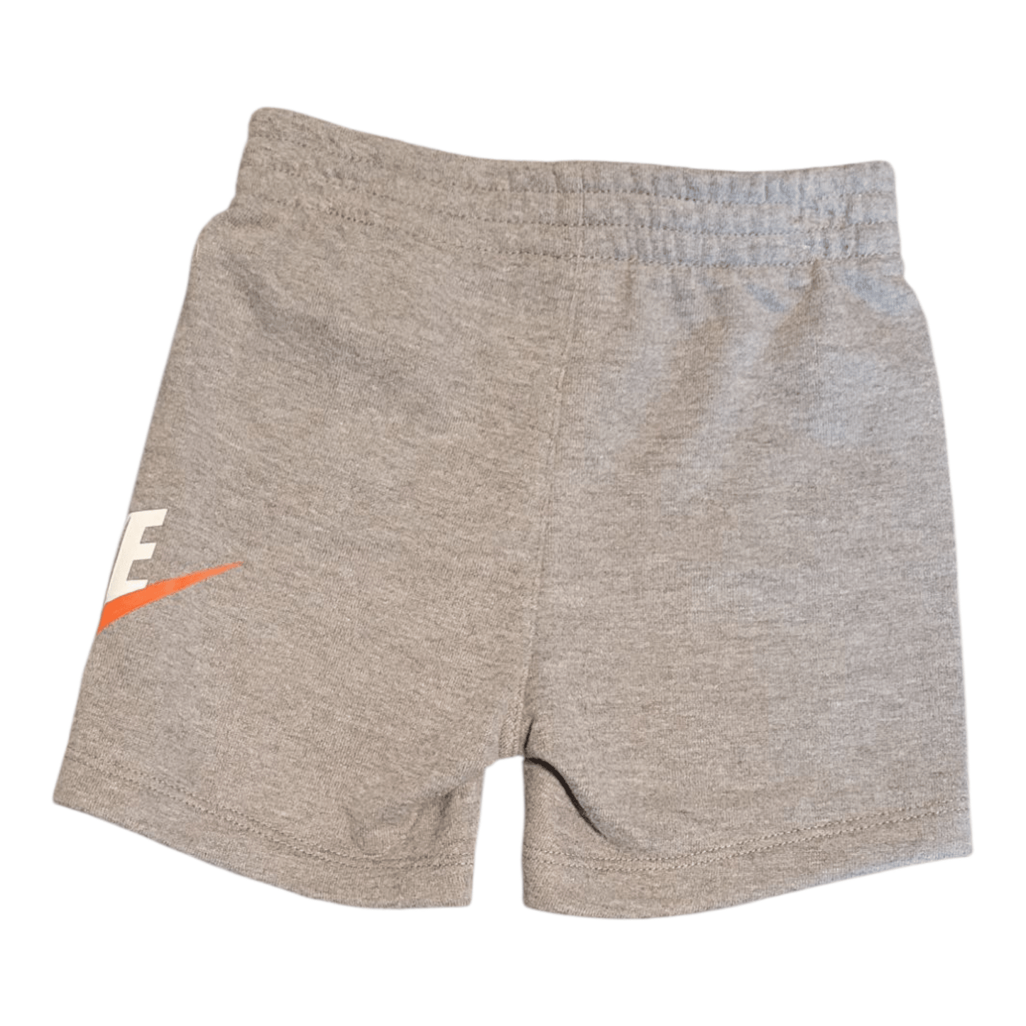 Nike Boys Lime Green Allover Logo Tee & Gray Shorts Set - Little Looms