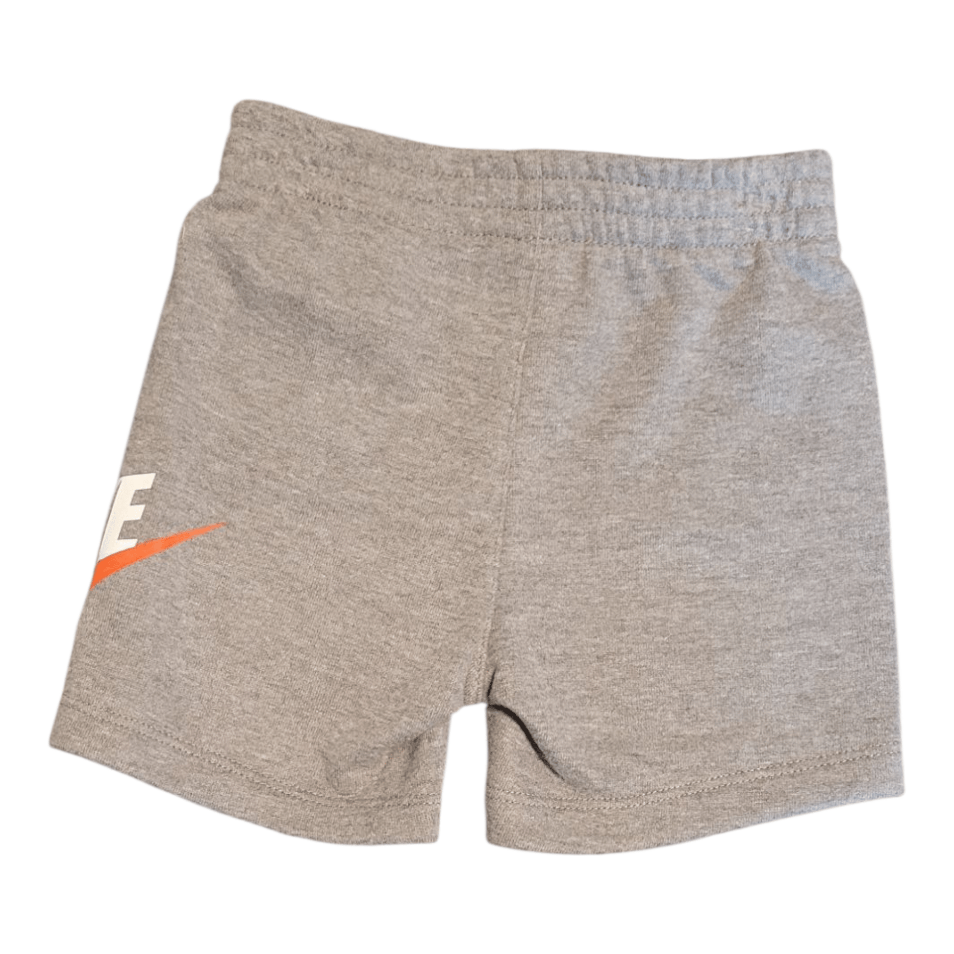 Nike Boys Lime Green Allover Logo Tee & Gray Shorts Set - Little Looms