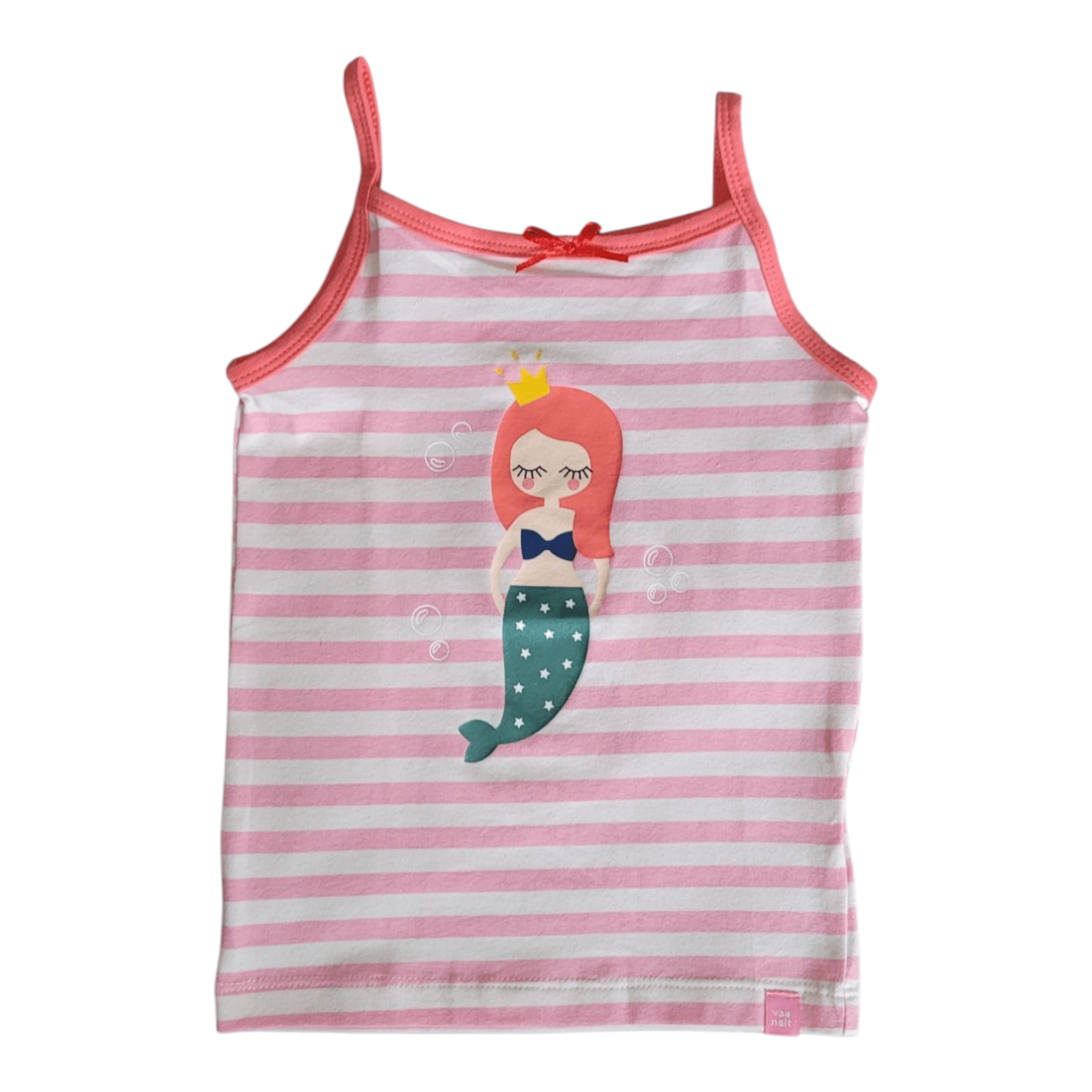 Pink Striped Mermaid Princess Cami Tank - Little Looms