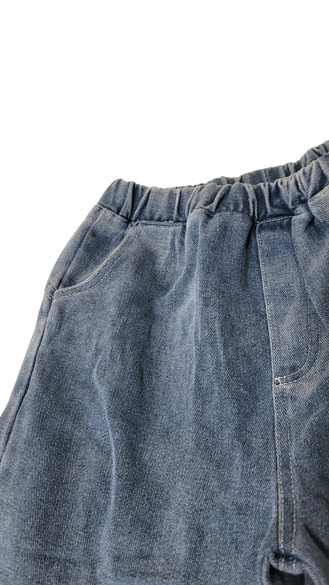 Toddler Boys' Wide Leg Solid Denim Jeans - Little Looms