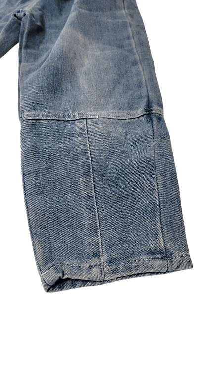 Toddler Boys' Wide Leg Solid Denim Jeans - Little Looms