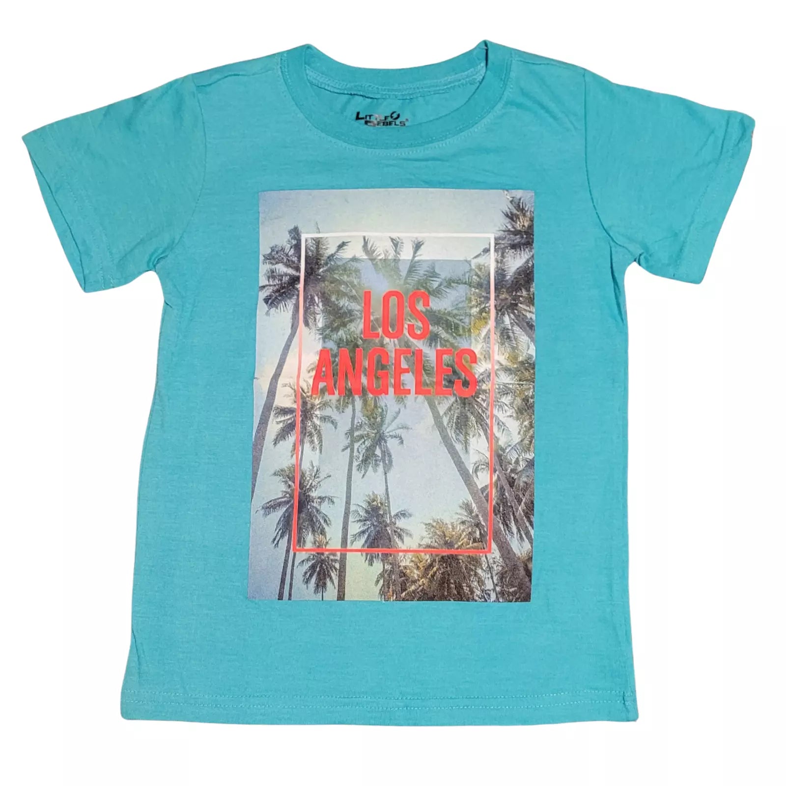 Little Rebels "Los Angeles" Palm Trees Kids' Graphic Tee - Size 6 - Little Looms