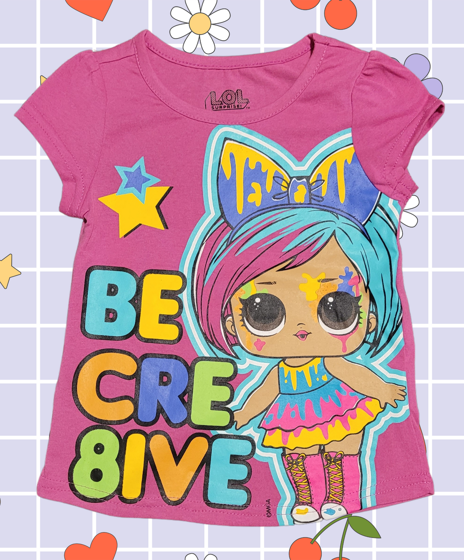 Licensed LOL Be Creative Toddler Girl Graphic Tee