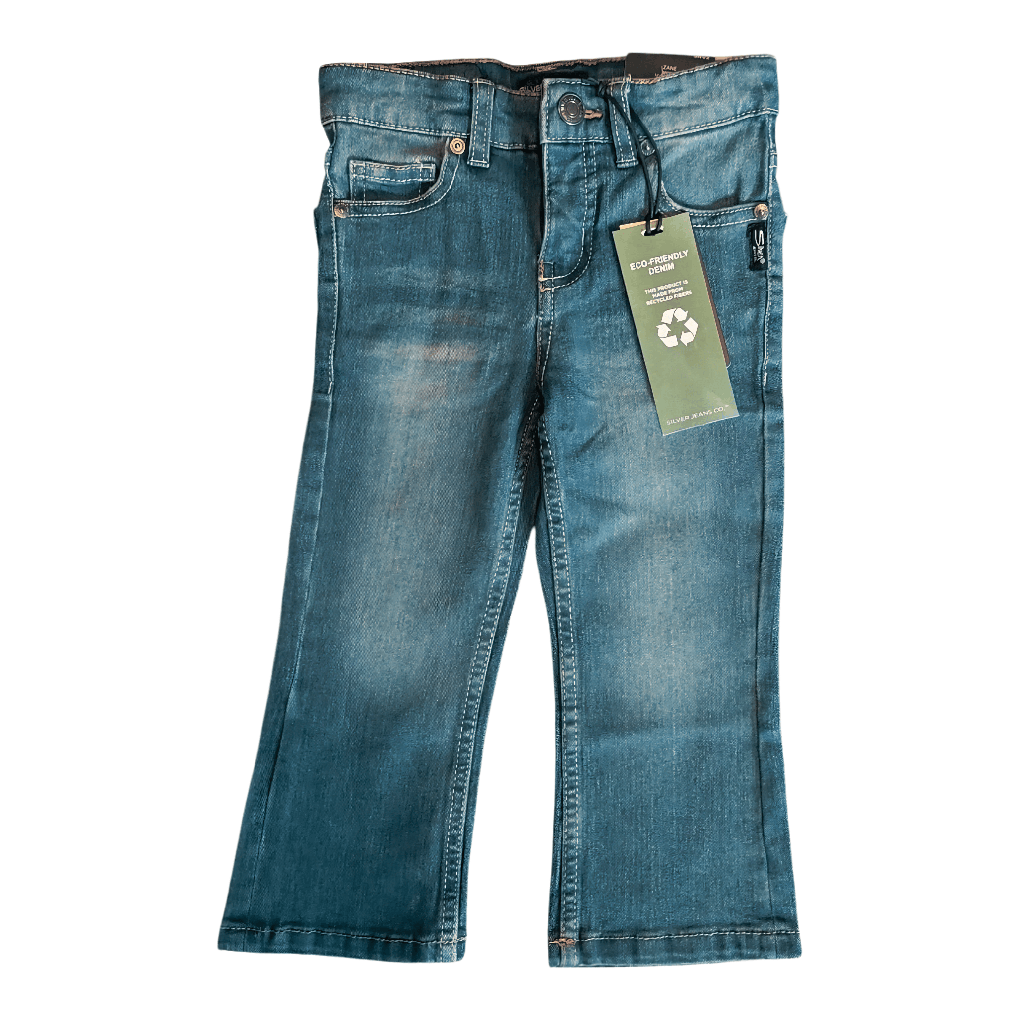 Zane Boys' Bootcut Fit Eco - Friendly Stretch Denim Jeans - Little Looms